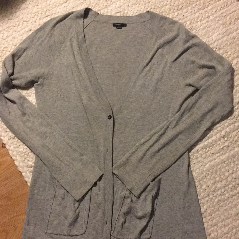 Nixon Grey Cardigan